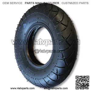 350 X 10 UNIVERSAL TIRE, 4 PLY, 3.7?? WIDE, 17.5?? OD