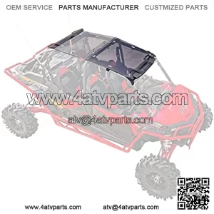 SuperATV Dark Tinted Polaris Roof for 2014+ Polaris RZR XP 4 1000 | Protects Against Weather and Debris | 1/4" Polycarbonate 250 Times Stronger Than Glass | Polaris RZR Roof