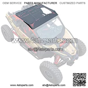 SuperATV Dark Tinted UTV Roof for 2017+ Maverick X3 (See Fitment) | Increases Visibility | Made of 1/4" Polycarbonate | Roof Keeps out Sun, Rain, & Debris | Rattle-Free Fit