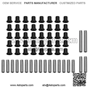 SuperATV UHMW Bushing Kit for 2010-2014 Polaris Ranger Full Size XP 800 / XP 800 Crew | Complete Set of Front and Rear Bushings for OEM A- Arms | Upgraded Stock Replacement Bushings!