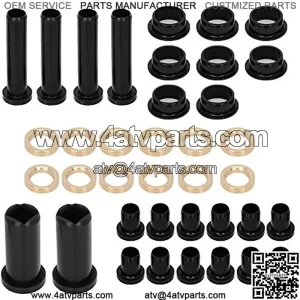 Rear Suspension Bushing Kit, ATV Accessories Suspension Bushings Replacement Fit for Polaris Sportsman 500 RSE 1996-2000