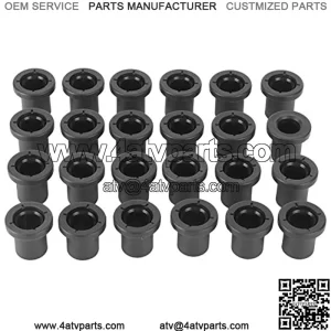 Arm Bushing Rear, 24pcs Short Suspension Bushings Set Fit for ATV Ranger 500 4X4 EFI 2005-2013