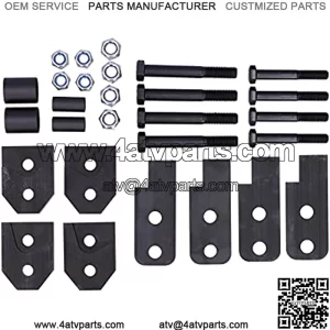 Fydun Suspension system 2in Full Lift Kit Front Rear Lifting Carbon Steel Spacers Fit for Yamaha Rhino 450/660/700 ATV