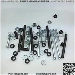 Fit for 110/125 ATV Parts Front Arm Suspension Spacer Plastic Sleeve Screw Complete