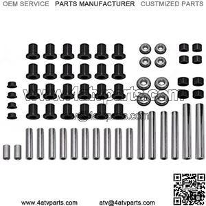 SuperATV Heavy Duty UHMW A-Arm/Control Arm Bushing Kit for OE Arms for Polaris RZR 900/900 4/900 S (2015 ONLY) - Front and Rear - Much Stronger Than Stock!