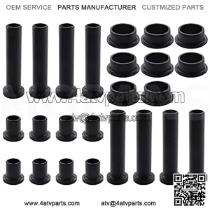 24PCS Rear Suspension Bushing Replacement Kits Fit for Compatible with Polaris Ranger Sportsman 500 700 800 400 1996-2018