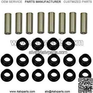 SuperATV Heavy Duty Front A-arm/Control Arms Bushing Kit for Can-Am ATV Outlander/Renegade/XMR/Traxter (All years) - Replaces BRP Part Numbers 706200181 & 706200678