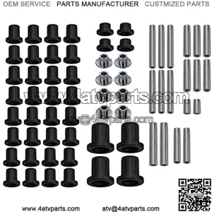 SuperATV Heavy Duty HDPE A-Arm/Control Arm Bushing Kit for OE Arms for Polaris RZR 900/900 4/900 S (2015 ONLY) - Front and Rear - Much Stronger Than Stock!