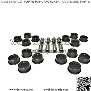 Set of Front A-Arm Bushing Kits for Suzuki ATV, King Quad 400/500/700/750 & Quadsport Z250, fits 09319-10055