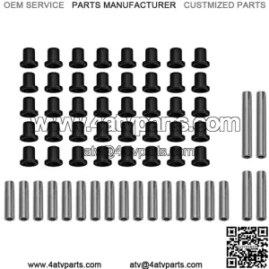 SuperATV Heavy Duty HDPE A-Arm/Control Arm Bushing Kit for OE Arms for Polaris Ranger Full Size XP 800 (2010-2014) - Front and Rear - Stronger Than Stock With Lower Wear