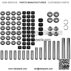 SuperATV Heavy-Duty UHMW A-Arm/Control Arm Bushing Kit for 2017-2020 Polaris RZR S 1000 - Front and Rear - Much Stronger Than Stock!