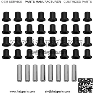 SuperATV Heavy Duty UHMW A Arm Bushing Kit for Can-Am Maverick (2013-2016) - Replacements For Your Entire Machine!