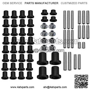 SuperATV Heavy Duty HDPE A-Arm/Control Arm Bushing Kit for SuperATV Arms for Polaris RZR 900/900 4/900 S (2015 ONLY) - Front and Rear - Much Stronger Than Stock!