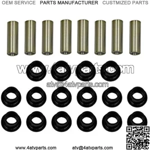 SuperATV Heavy Duty Front A-arm/Control Arms Bushing Kit for ATV Outlander/Renegade/XMR/Traxter (All years) - Replaces BRP Part Numbers 706200181 & 706200678