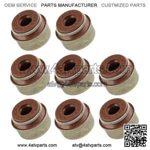 8x Valve Stem Seal for Arctic Cat Wildcat 4X 1000 2014-2017