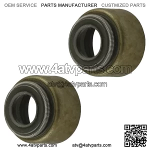 2x Valve Stem Seal for Yamaha Kodiak 400 1993-2006