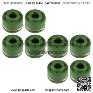 Intake & Exhaust Valve Stem Seal For Arctic Cat Z1 1100 2009-2011 QTY 8