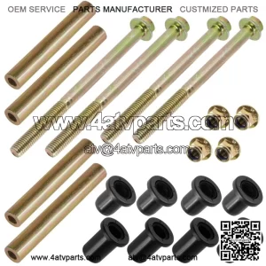 Rear Upper Lower Control Arm Bushing Kit For Polaris Sportsman 550 Touring 11-14