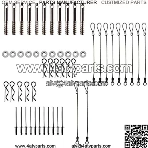 Clutch Cover Pin Kit Easy Belt Quick Release Belt Cover Kit For Can Am X3 17-20