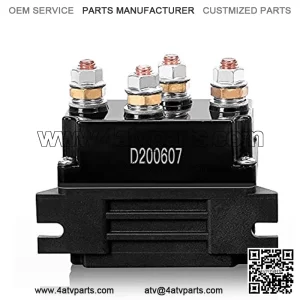 BIGTUR 500A 12V Winch Relay Solenoid Replacement Contactor for 8000-15000lb ATV UTV Truck 4WD 4x4 Winch