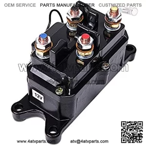 12V 250A Winch Solenoid Relay, Winch Contactor Thumb for 2000lbs-5000lbs ATV UTV 4X4 Truck Boat