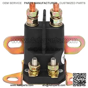 4 Pole 12V Universal Starter Solenoid Relay Fit for 334019 Briggs Stratton 5410K Poulan 146154 109946Troy Bilt 725-04437 AYP 109081X 109946 John Deere