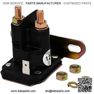 539101714 3 Terminal Solenoid Relay Switch 12V 93265WR 932651WR 812-1211-211 9326519 AM103290 Compatible withCompatible with Ward Compatible with Yardman Compatible with Trombetta