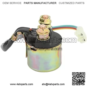 35850?HM7?000, Rel?? de solenoide de arranque de ATV resistente Piezas de UTV duraderas de metal Reemplazo liviano para TRX350FM Fourtrax Rancher para reparaci??n