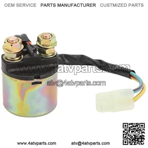 Rel?? de solenoide de arranque de ATV, metal 35850?HM7?000 Piezas de UTV Ligero Durable Ajuste perfecto para reparaci??n Reemplazo para 700 DELUXE 2017