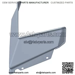 Polaris Snowmobile Low Windshield, Glossy Black, Genuine OEM Part 5451214, Qty 1