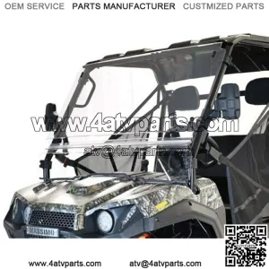 MOTOR New OEM Clear UTV Front Scratch Resistant Windshield Fit and Compatible with 410 Model