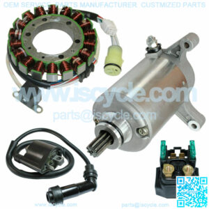 Stator Starter Solenoid Ignition Coil for Yamaha Raptor 350 YFM350 2004-2013