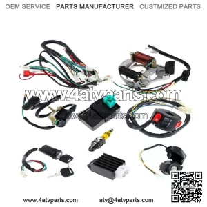 CDI Wire Harness Stator Assembly Wiring Fit 50 70 90 110 125cc ATV Electric Quad