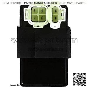 6 Pins CDI Igniter Module Box, Motorcycle Electronic Igniter 4 Wheeler Quad Bikes Coil Solenoid Relay Voltage Regulator for GY6 50cc 125cc 150cc ATV Moped Scooter GO KART (1 pc)