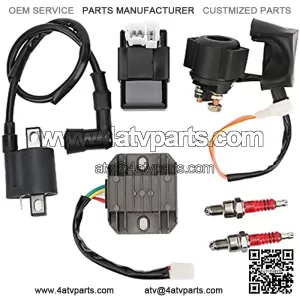 CDI Regulator Kit,Igniter CDI Regulator Kit CDI Regulator Kit Repairing Tool Replacement for CG150cc 200cc 250cc Vertical Engine Chinese ATV
