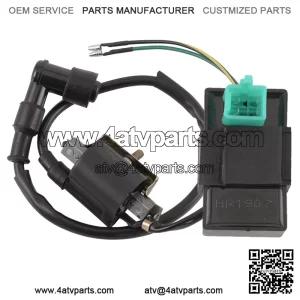 Off-road vehicle ATV beach car ignition high voltage package spark plug five-pin igniter ignition coil CRF50 70
