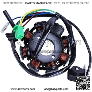Ignition Stator Magneto DC 8 Pole 5 Wire Coil For GY6 49cc -180cc engine Scooter Moped ATV Sunl Roketa Dune Buggy Go Kart