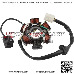 Magneto Stator 6-coil 5-wire for 50cc 70cc 90cc 110cc 125cc ATV Quad Go Kart