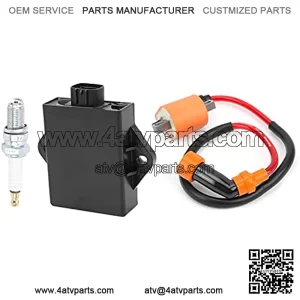 ATV Ignition Coil ?? Spark Plug ?? CDI Kit 3530?011 Replacement for Arctic Cat 300 1998?2005 2x4 4X4 3530?011 Plug,for Car