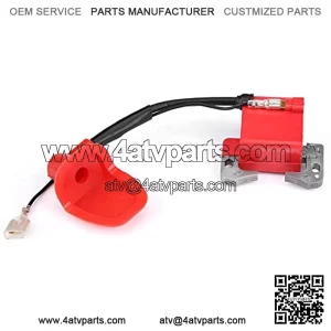 Ignition Coil, Ignition Coil, Ignition Coil for 43cc 47cc 49cc Mini Quad Pocket Dirt Bike ATV Scooter (Mounting Holes Diameter: 52mm)