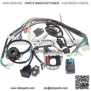 Electrics Stator Coil CDI Wiring Harness for 4 Stroke ATV 50-125CC atv Wiring Harness