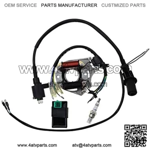 Ignition Rebuild Kit for 50cc 70cc 90cc 110cc 125cc ATV Stator CDI Coil Plug Quad Bike Buggy Go Kart