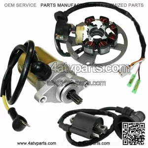 Stator for Polaris Predator 90 Starter Ignition Coil 2003 2004 2005 2006 Atv New
