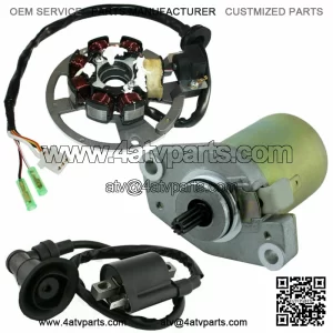 Stator for Polaris Scrambler 50 Starter Ignition Coil 2001 2002 2003 Atv New
