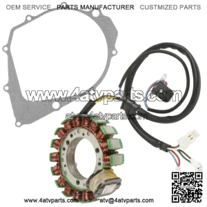 Stator & Gasket for Yamaha Big Bear 350 YFM350F 4X4 1995 1996 1997 New