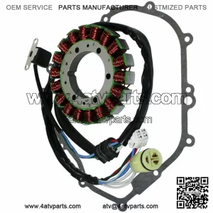 Stator & Gasket for Yamaha Grizzly 350 YFM35F Irs 4X4 Hunter 2007-2011 Atv New