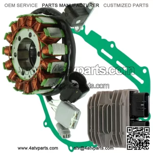Stator & Regulator for Yamaha 700 YXR700F Fi Hunter 08 09 11-13 W/Gasket