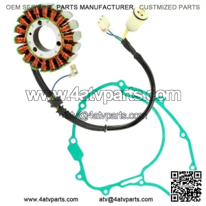 Stator & Gasket for Honda TRX300FW Fourtrax 4X4 1994-1996 **18 Pol**