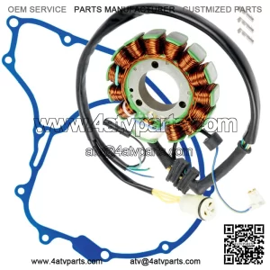 Stator And Gasket for Honda TRX250 Fourtrax 250 2X4 1985-1986 Mitsuba 13 Poles