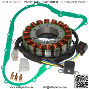 Stator & Gasket for Suzuki LT-F500F Lt F500F Quadrunner 500 1998-2002 Magneto